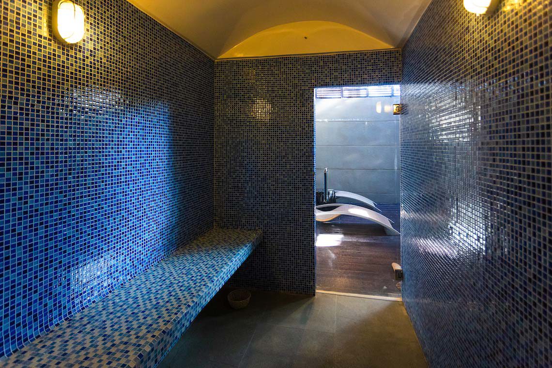 Club house sauna